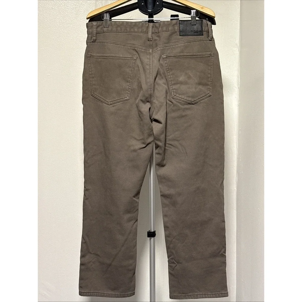 Weatherproof Vintage Men's Pants Size 36X32 Brown Khaki Regular Fit Flex Tech